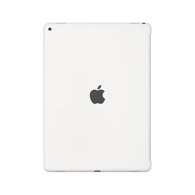 Чехол iPad Pro 12.9 Накладка Silicone Case (iPad Pro 12.9 Накладка Silicone Case Белый с Черным)
