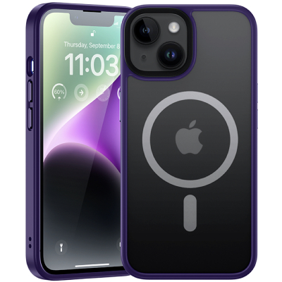 Чехол Benks Mist для iPhone 14 (MagSafe) (iPhone 14 Накладка Фиолетовый)