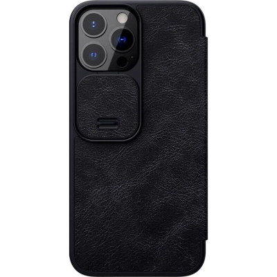Чехол iPhone 13 Pro Книжка Боковая Кожзам Nillkin Qin Pro (iPhone 13 Pro Книжка Боковая Nillkin Черный)