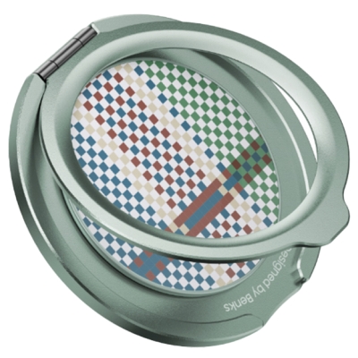 Держатель для смартфона Benks MagClap (Держатель кольцо Benks PassionGreen Карбон)