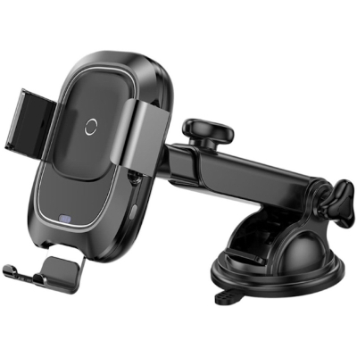 Автодержатель + Беспроводное ЗУ Baseus Smart Vehicle Car Wireless (WXZN-B01) (Автодержатель Baseus Черный)