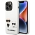 Чехол iPhone 14 Pro Max Накладка Силикон Karl Lagerfeld Liquid Silicone Karl&Choupette Hard 