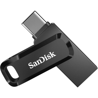 Флешка SanDisk Ultra Dual Drive, USB + USB-C, 64 Gb (Флешка SanDisk 64 Gb Черный)