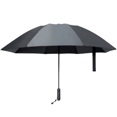 Зонт Urevo Reverse Folding Umbrella with LED Flashlight Черный (Зонт Xiaomi Черный)