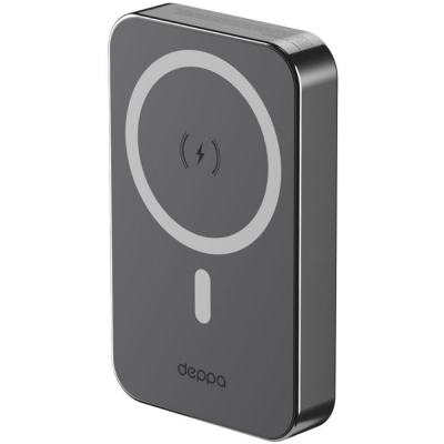 Внешний аккумулятор Deppa NRG MageSafe 10000 mAh 20 ватт (Внешний аккумулятор Deppa Черный)
