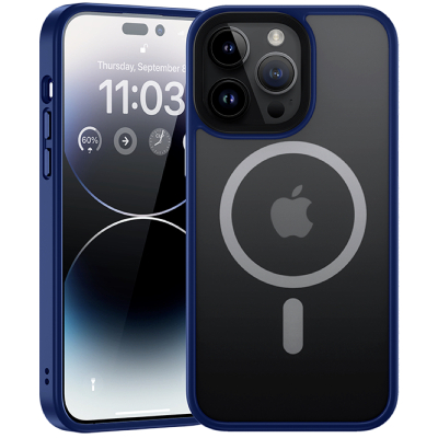 Чехол Benks Mist для iPhone 14 Pro (MagSafe) (iPhone 14 Pro Накладка Синий)