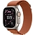 Apple Watch Ultra 3 (49mm) Натуральный титан, Alpine Loop, Оранжевый (без RuStore)