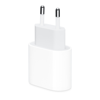 Сетевое ЗУ Apple, 20 ватт, 1 выход: USB-C (Адаптер питания Apple Белый)