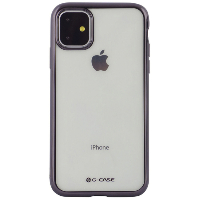Чехол iPhone 11 Накладка Силикон G-Case Plating Series (iPhone 11 Накладка Силикон G-Case Черный)