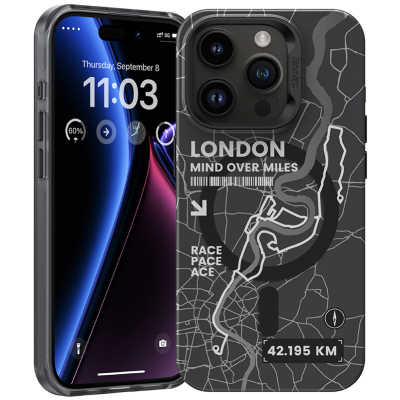 Чехол Benks MagClap City London для iPhone 15 Pro (MagSafe) (Накладка Benks Черный)