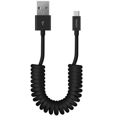 Кабель Deppa USB-A → USB-C, длина 1.5 м (Кабель Deppa Черный)