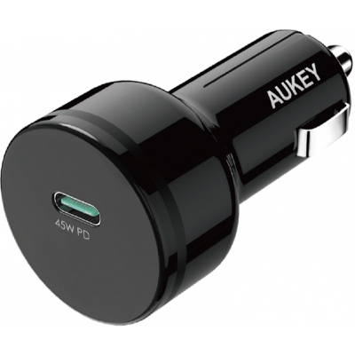Автомобильное ЗУ Aukey USB-C PD 45 ватт (Автомобильное ЗУ Aukey Черный)