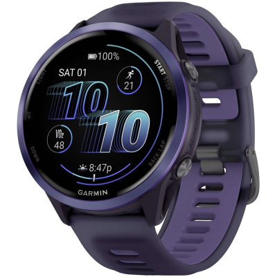 Garmin Forerunner 570, 47мм, Темно-серые, Пурпурный ремешок (Garmin Forerunner 570 Темно-серые)