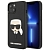 Чехол iPhone 14 Накладка Пластик Karl Lagerfeld 3D Rubber Karl's head Hard