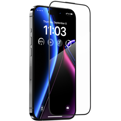 Защитное стекло Benks Arc Shield для iPhone 15 Pro Антибликовое (Защитное стекло Черный)