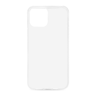 Чехол iPhone 13 Накладка Силикон Прозрачный DF (iPhone 13 Накладка Прозрачный Белый)