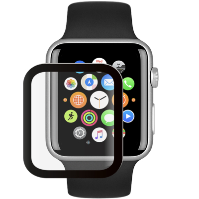 Защитное 3D стекло Deppa для Apple Watch 38мм (Защитное 3D стекло Deppa для Apple Watch 38мм)