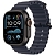 Apple Watch Ultra 2 2024 (49mm) Черный титан, Ocean Loop, Темно-синий (без RuStore) 