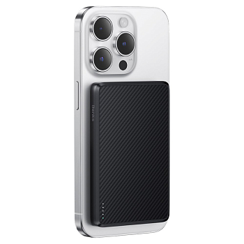 Беспроводной Power Bank Benks ArmorGo, 5.000 мАч, карбон, MagSafe